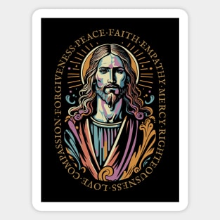 Jesus Christ Love Faith Christian Gift Idea Magnet